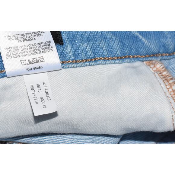 Express Stretch Light Wash Denim 70s Flare Jeans Size 6R NWT - Picture 6 of 6